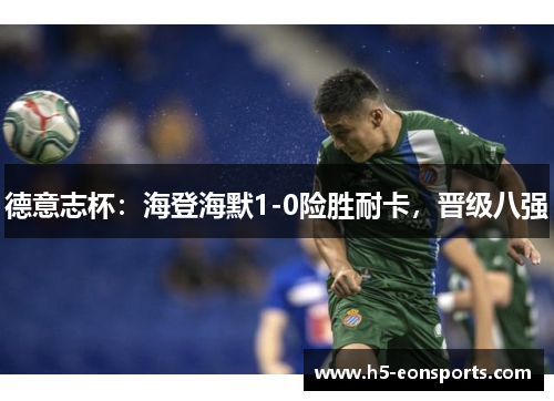 德意志杯：海登海默1-0险胜耐卡，晋级八强